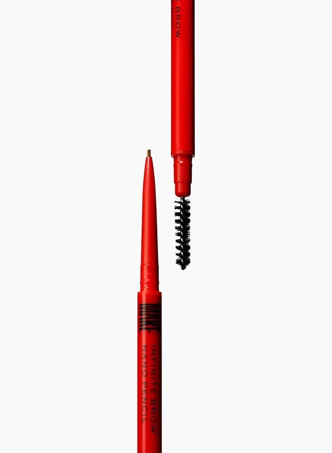 MAKE Beauty Nano Brow, Micro Eyebrow Pencil. Long-Lasting Smudgeproof Eye Brow Makeup for Hairlike Lines. Precision Liner for Natural-Looking Eyebrows - Shade, Cool Brown - Image 4